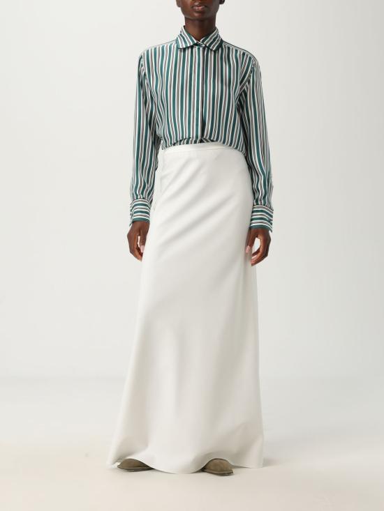 25FW 막스마라 VERNICE 버니스 롱 스커트  2521776011600 001 White - MAX MARA