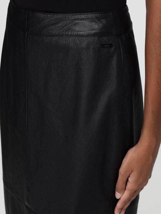 25FW 알마니 스커트 XW001239AF16212 UC001 Black - ARMANI