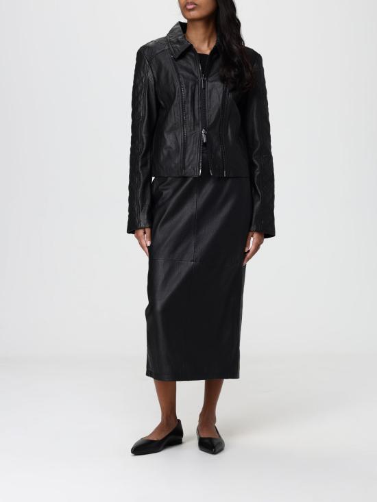 25FW 알마니 스커트 XW001239AF16212 UC001 Black - ARMANI