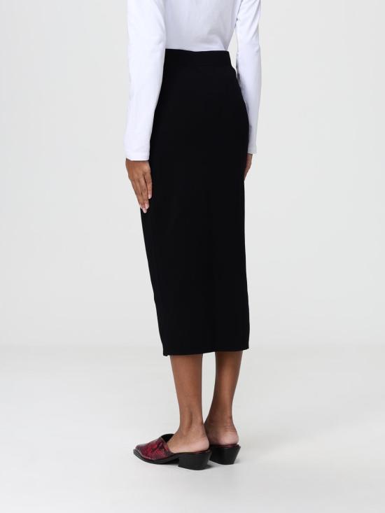 25FW 알마니 스커트 XW001302AF10352 UC001 Black - ARMANI