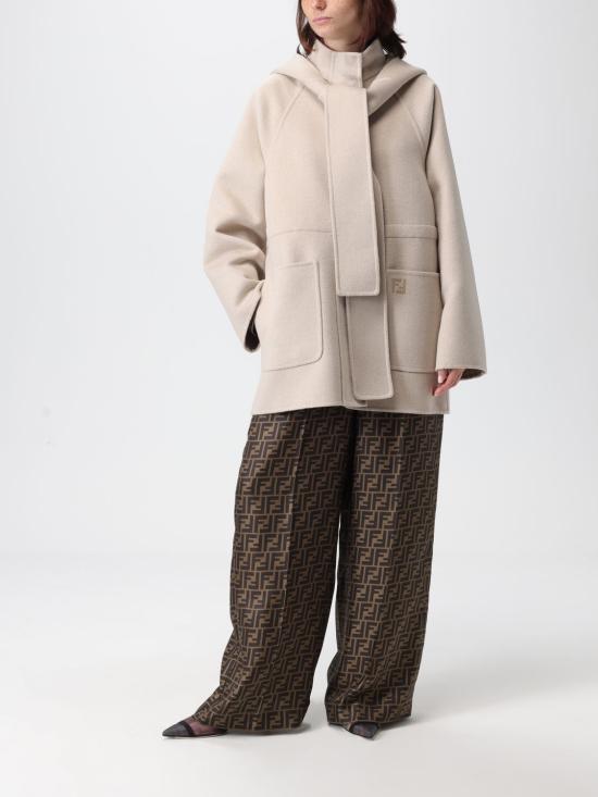 25FW 펜디 코트 FJ7587A5HD F1MYZ Grey - FENDI