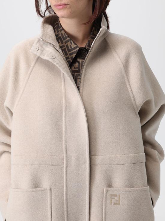 25FW 펜디 코트 FJ7587A5HD F1MYZ Grey - FENDI