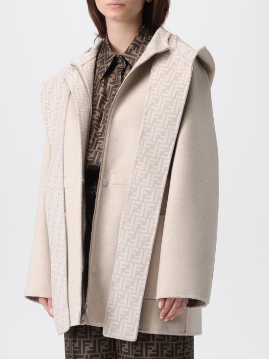 25FW 펜디 코트 FJ7587A5HD F1MYZ Grey - FENDI