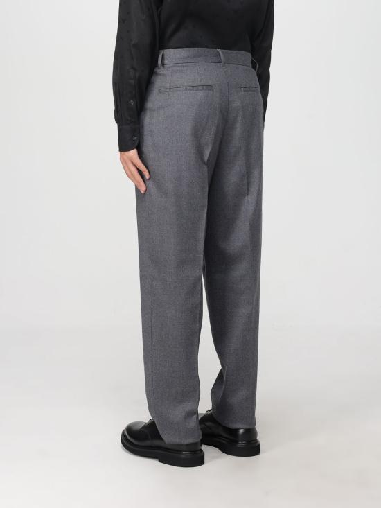 25FW 엠포리오 아르마니 스트레이트 팬츠 EM003013AF18507 O8019 Grey - EMPORIO ARMANI