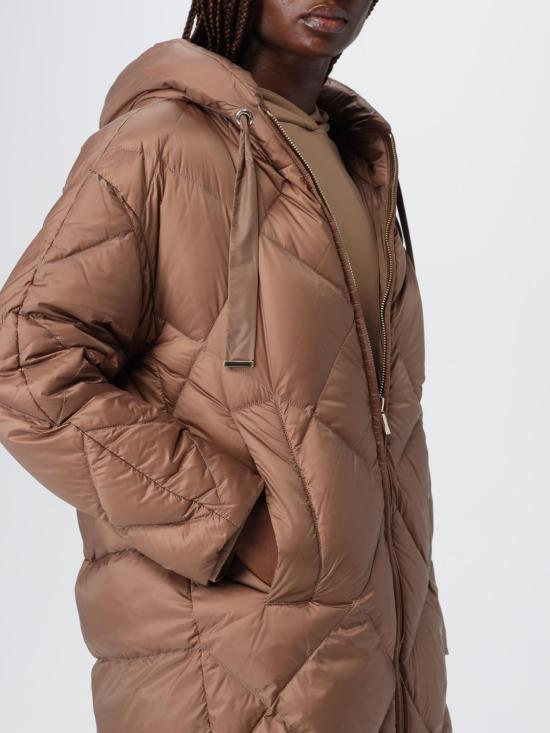 25FW 막스마라 더 큐브 TREFE 트레페 발수 패딩 자켓 2529496045600 085 Brown - MAXMARA THE CUBE