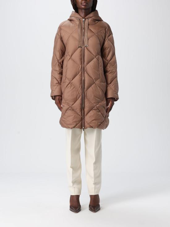 25FW 막스마라 더 큐브 TREFE 트레페 발수 패딩 자켓 2529496045600 085 Brown