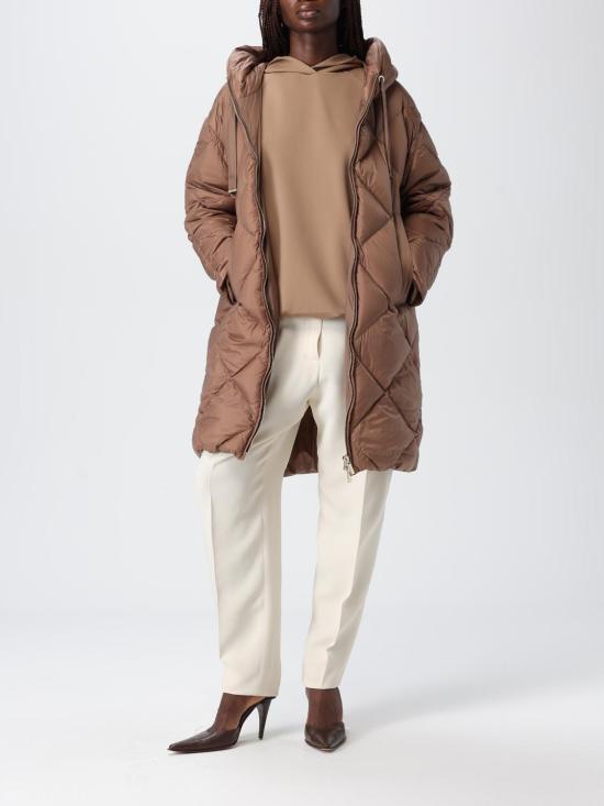 25FW 막스마라 더 큐브 TREFE 트레페 발수 패딩 자켓 2529496045600 085 Brown - MAXMARA THE CUBE