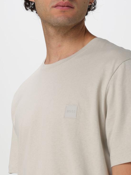 25FW 보스 반팔 티셔츠 50508584 271 Beige - BOSS