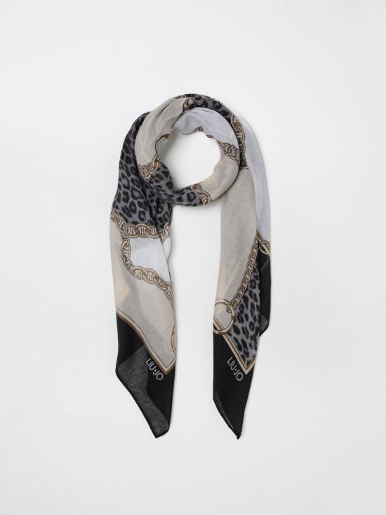 25FW 리우조 머플러/스카프 2F5074T0300 22222 Black - LIU JO