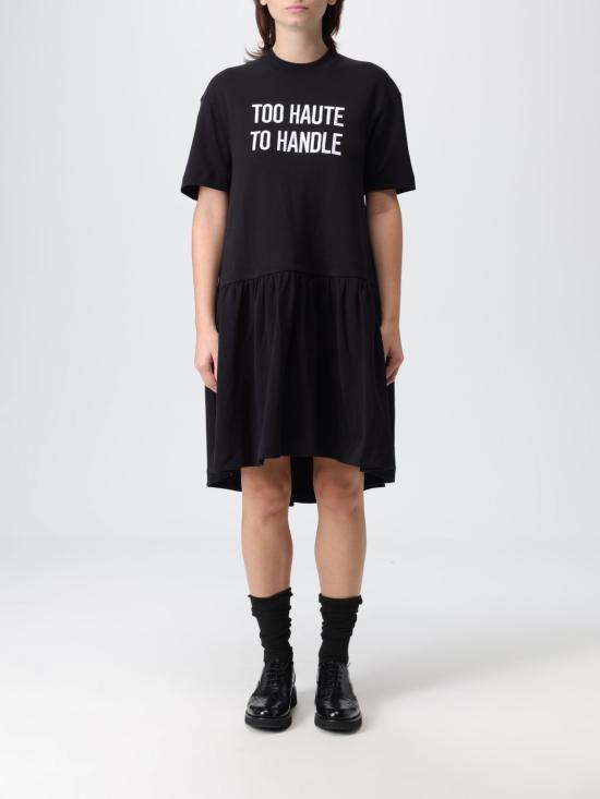 25FW 모스키노 롱 원피스 04055442 0555 Black