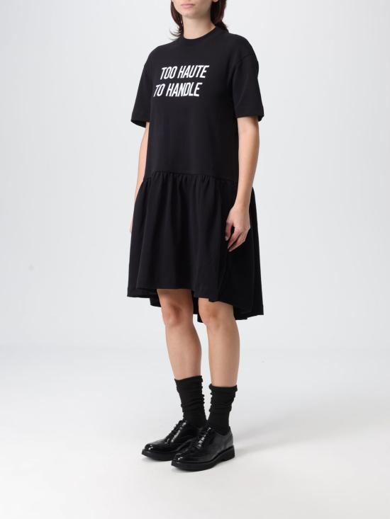 25FW 모스키노 롱 원피스 04055442 0555 Black - MOSCHINO