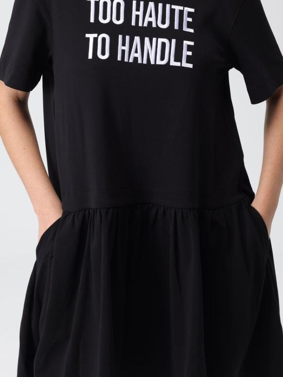 25FW 모스키노 롱 원피스 04055442 0555 Black - MOSCHINO