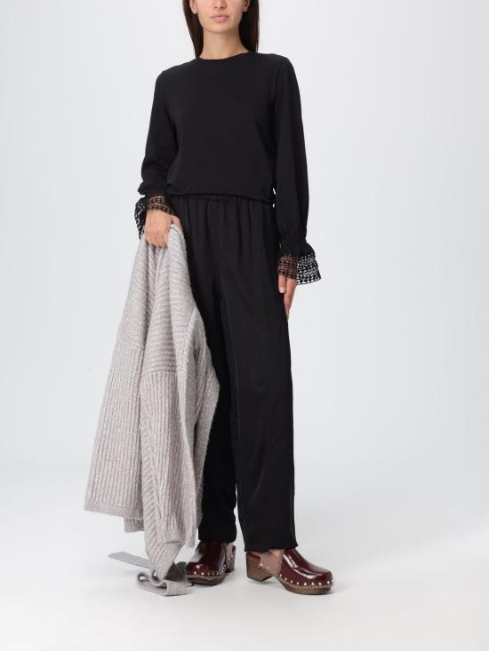 25FW 씨바이클로에 반팔 티셔츠 CHS19WJH20081 900 Black - SEE BY CHLOE'