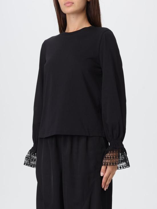 25FW 씨바이클로에 반팔 티셔츠 CHS19WJH20081 900 Black - SEE BY CHLOE'