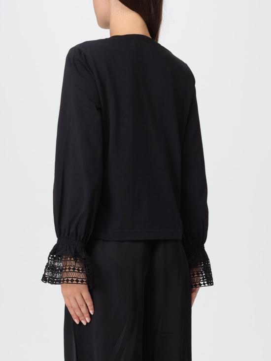 25FW 씨바이클로에 반팔 티셔츠 CHS19WJH20081 900 Black - SEE BY CHLOE'