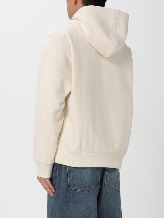 25FW 칼하트 WIP 후드 아메리칸 스크립트 스웨트셔츠 I028279 05XX White - CARHARTT WIP