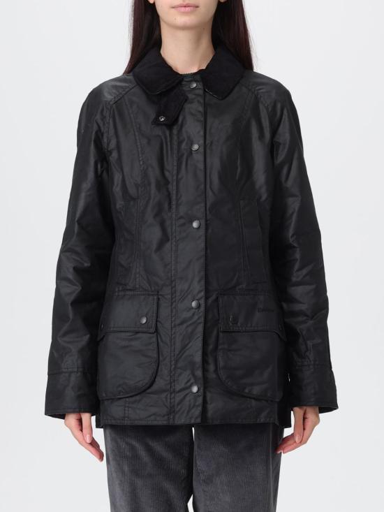 25FW 바버 비드넬 왁스 재킷 LWX0667 BK11 Black
