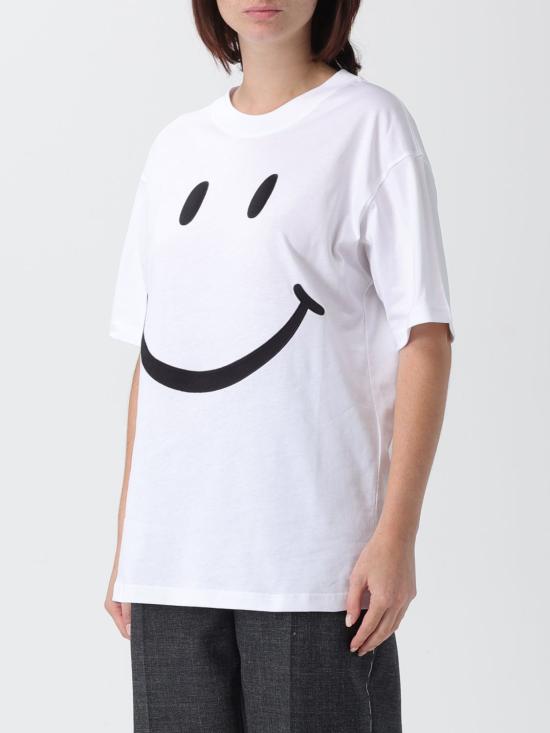 25FW 모스키노 반팔 티셔츠 07125441 1001 White - MOSCHINO