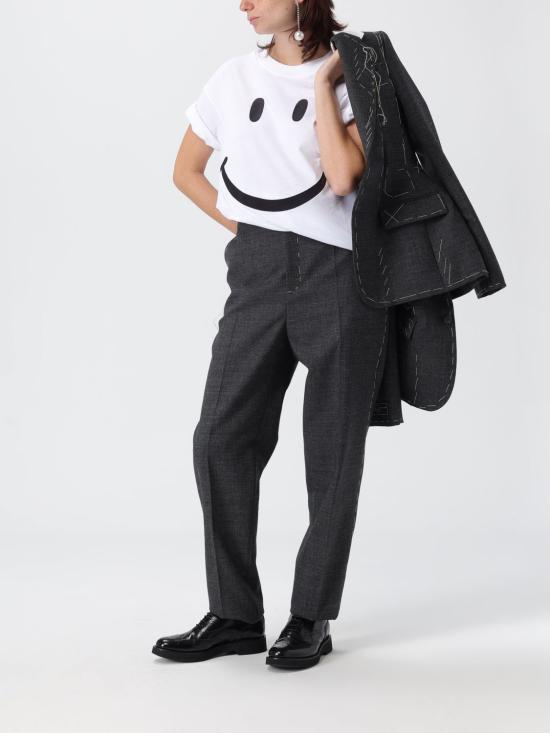 25FW 모스키노 반팔 티셔츠 07125441 1001 White - MOSCHINO