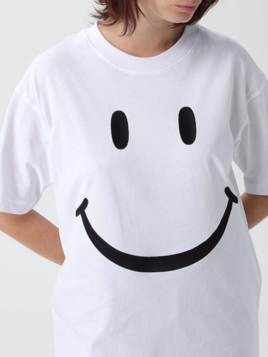 25FW 모스키노 반팔 티셔츠 07125441 1001 White - MOSCHINO