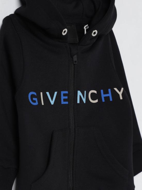 25FW [키즈] 지방시 풀오버 H30880 09B Black - GIVENCHY