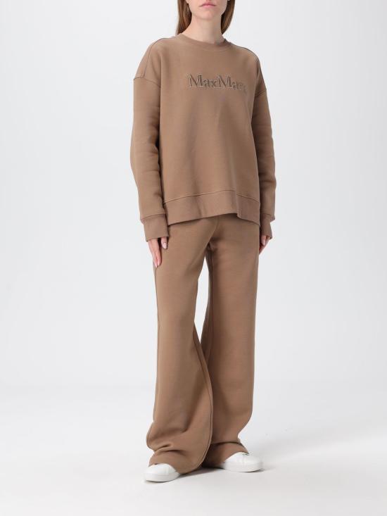 25FW 에스막스마라 POMPEO 폼퍼 코튼 블랜드 저지 스웨트 팬츠 POMPEO 폼퍼 코튼 블랜드 저지 스웨트  2529786033600 002 Biscuit - 'S MAX MARA