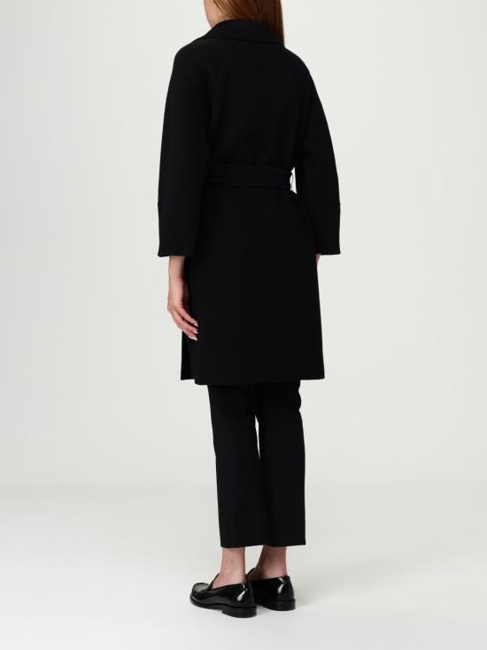 25FW 에스막스마라 ARONA 아로나 쇼트 더블 페이스 울 코트 2529016071600 013 Black - 'S MAX MARA