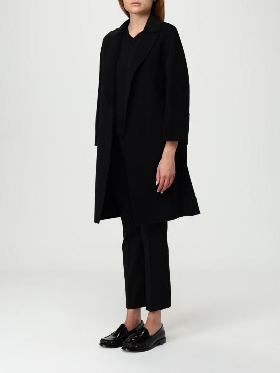 25FW 에스막스마라 ARONA 아로나 쇼트 더블 페이스 울 코트 2529016071600 013 Black - 'S MAX MARA