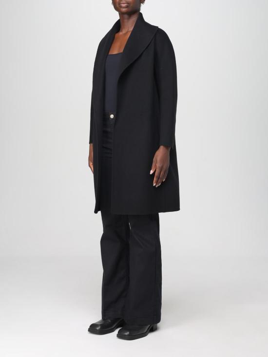 25FW 에스막스마라 메시 코트 2529016061600 013 Black - 'S MAX MARA