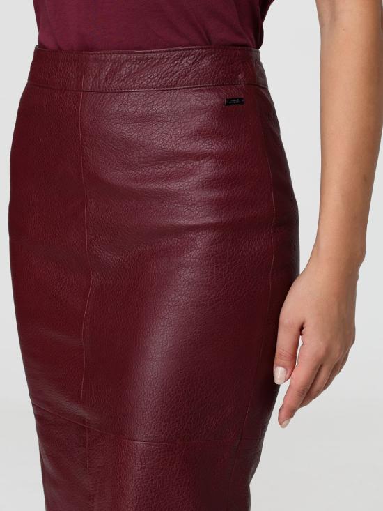 25FW 알마니 스커트 XW001239AF16212 UA343 Burgundy - ARMANI