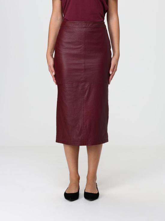 25FW 알마니 스커트 XW001239AF16212 UA343 Burgundy