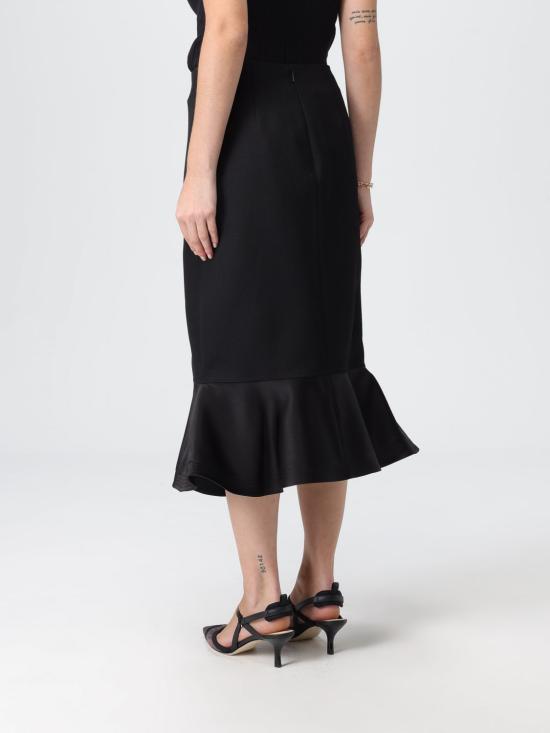 25FW 펜디 미디 스커트 FQ7687AJYF F0GME Black - FENDI