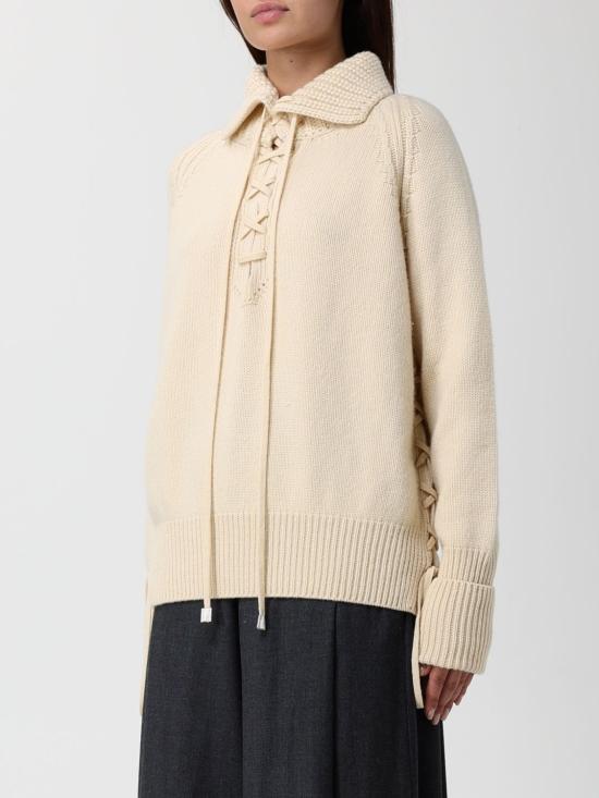 25FW 에르마노 설비노 폴로 티셔츠 D475M716BHZ 20704 White - ERMANNO SCERVINO