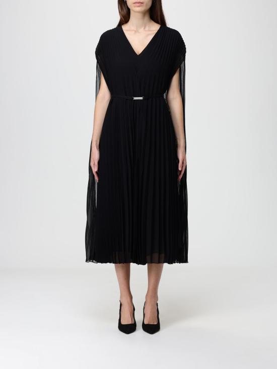 25FW 보스 롱 원피스 50548050 001 Black