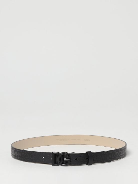 25FW [키즈] 돌체앤가바나 벨트 EC0083AI668 80999 Black