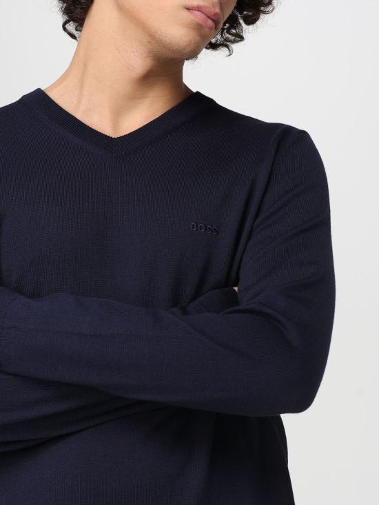 25FW 보스 스웨터 50476363 404 Blue - BOSS