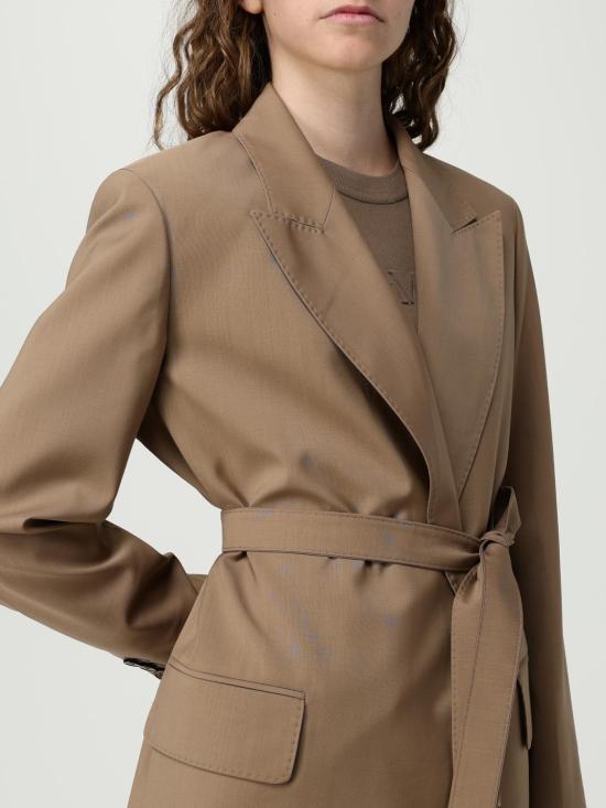 25FW 막스마라 탈렌토 드레이프 블레이저 2521046101600 010 Brown - MAX MARA