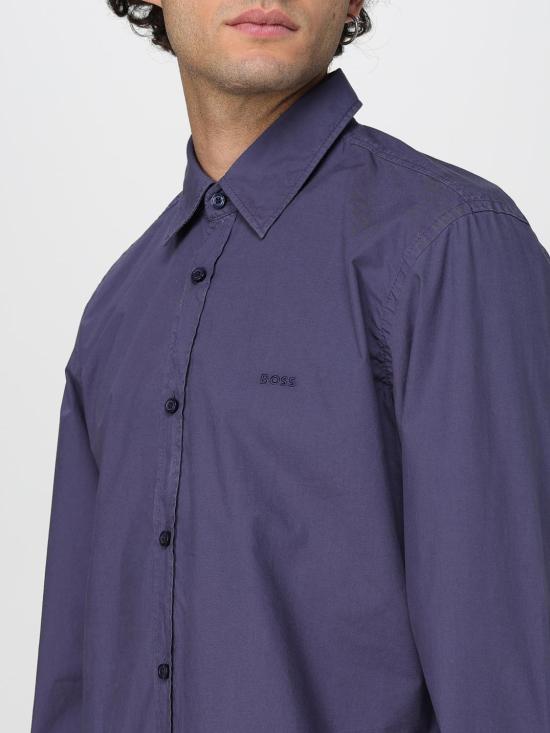 25FW 보스 셔츠 50518304 418 Blue - BOSS