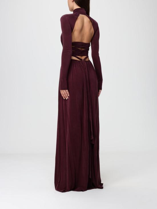 25FW 엘리자베타프랜치 롱 원피스 ABR16 EA4 Wine - ELISABETTA FRANCHI