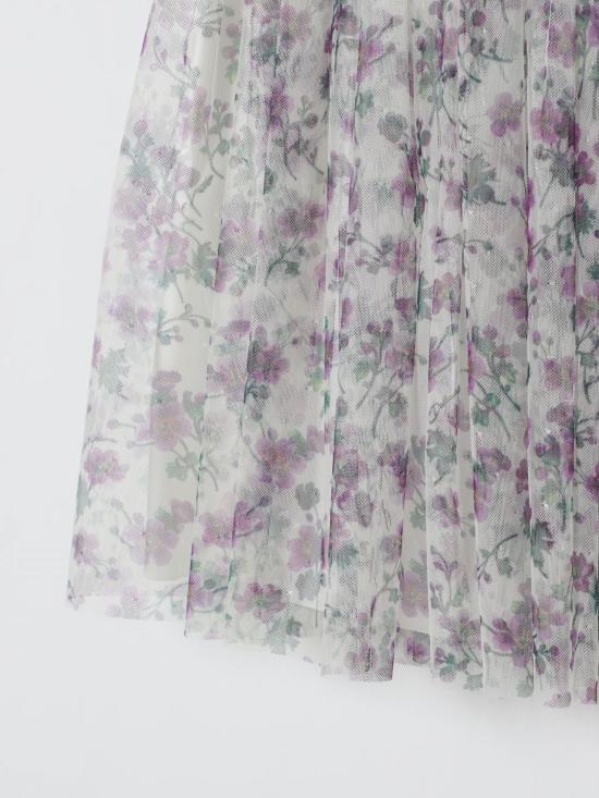 25FW [키즈] 돌체앤가바나 스커트 L55I74ISMKP HK5RH Violet - DOLCE & GABBANA