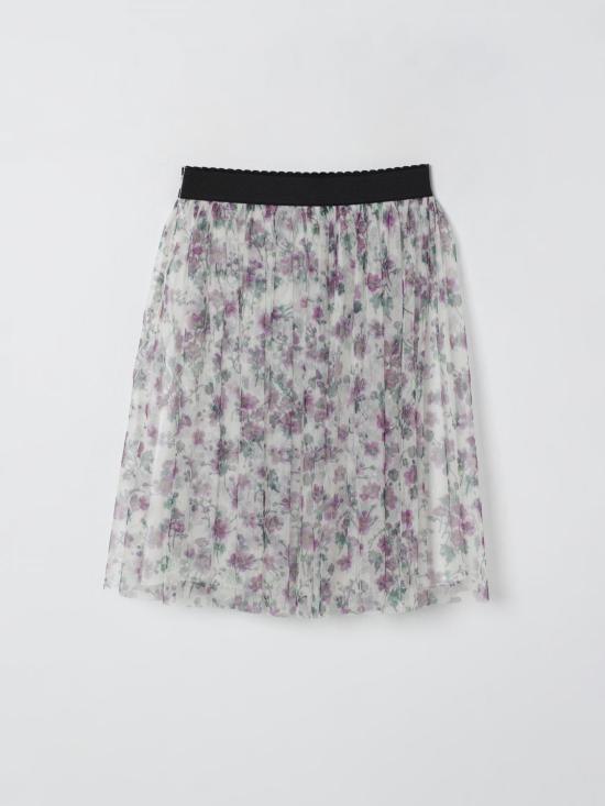 25FW [키즈] 돌체앤가바나 스커트 L55I74ISMKP HK5RH Violet - DOLCE & GABBANA