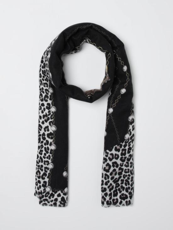 25FW 리우조 머플러/스카프 2F5081T0300 22222 Black - LIU JO