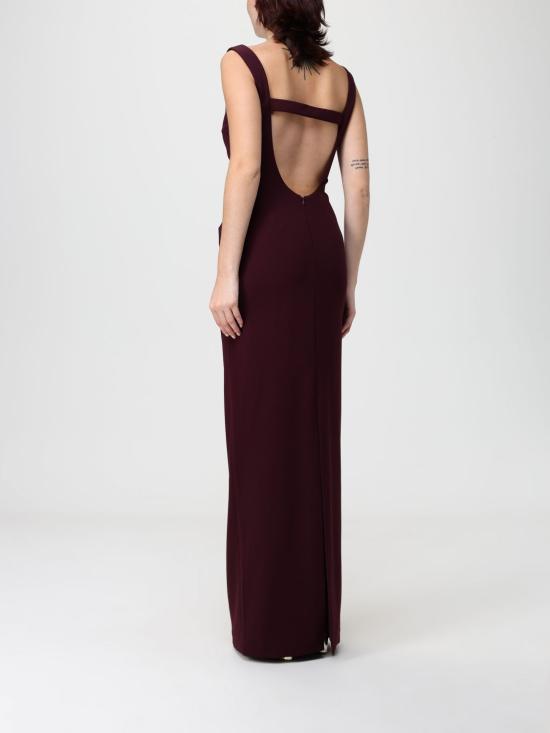 25FW 솔러스런던 롱 원피스 OS45002 RAISIN Burgundy - SOLACE LONDON