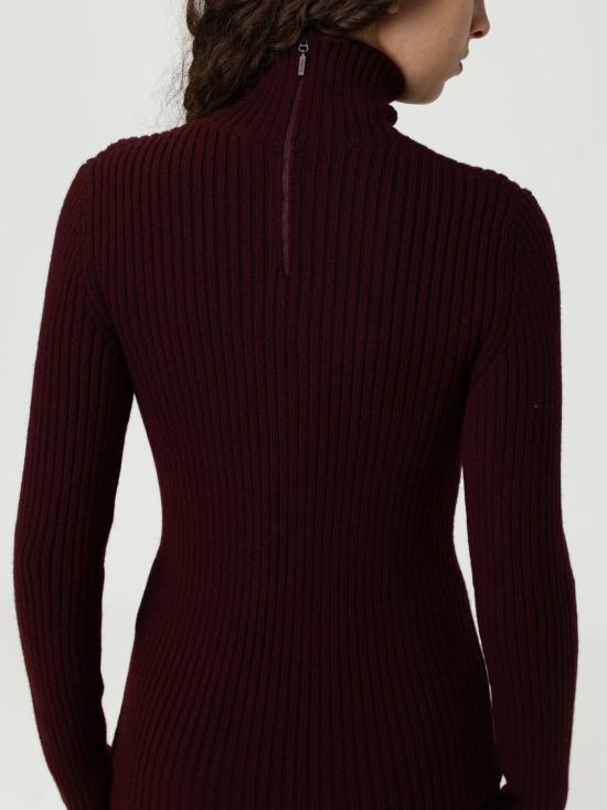 25FW 막스마라 ARAL 아랄 립 터틀넥 2521366293600 012 Burgundy - MAX MARA