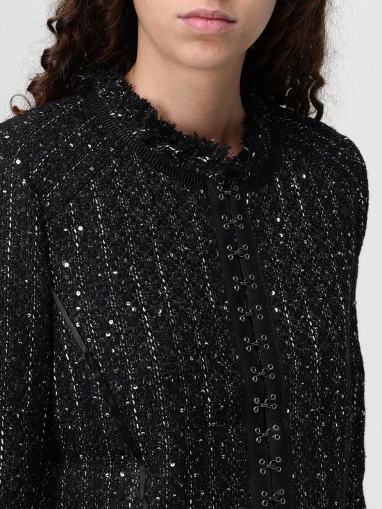25FW 칼라거펠트 자켓 96KW1411 Black - KARL LAGERFELD