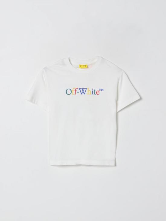 25FW [키즈] 오프화이트 티셔츠 OBAA002F25JER00K 0184 Multicolor