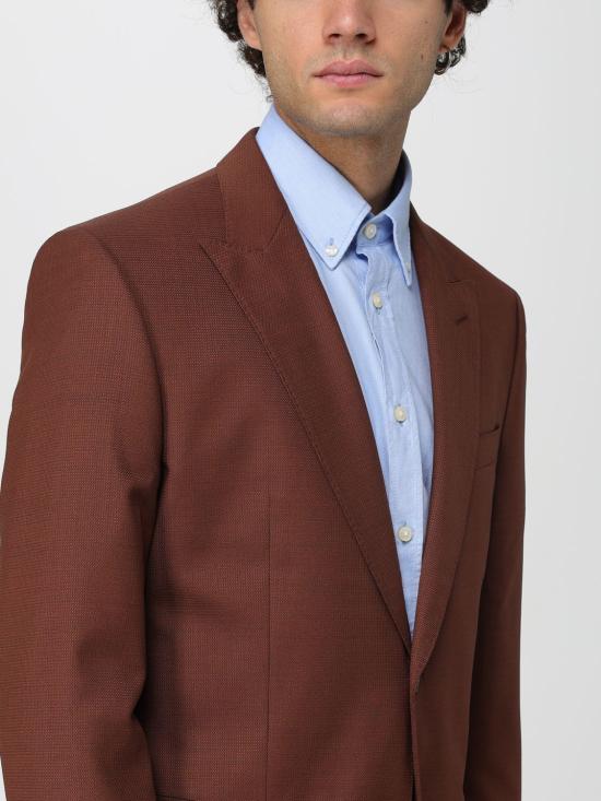 25FW 보스 수트 세트 50546080 212 Brown - BOSS