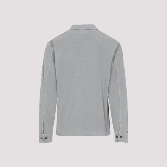 25FW 씨피 컴퍼니 코듀로이 렌즈 버튼 오버셔츠 19CMOS072A006410O331 LONDON FOG DOM - C.P. COMPANY