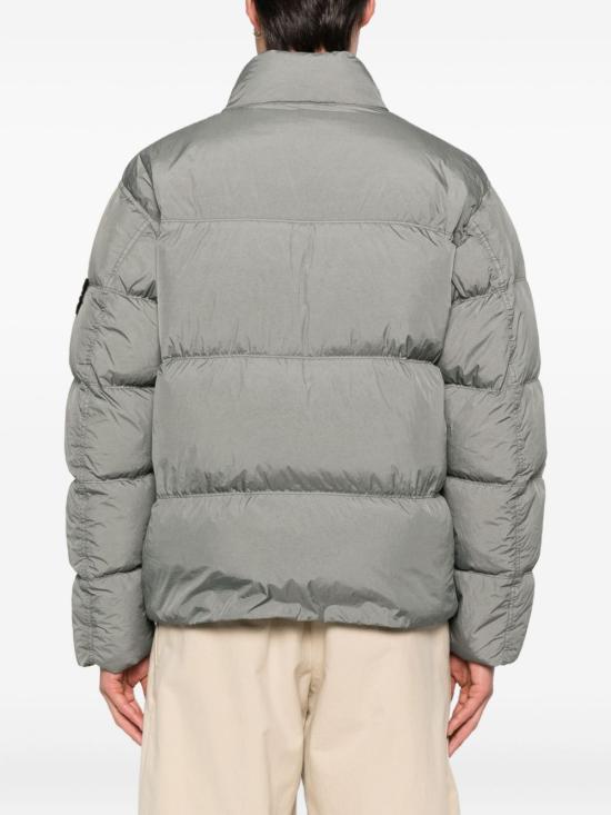 25FW 스톤 아일랜드 크링클 랩스 NY 리사이클 나일론 다운 자켓 K2S154100010S0A23V006B CEMENT DOM - STONE ISLAND
