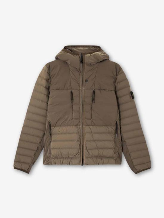 25FW 스톤 아일랜드 심리스 터널 후디 나일론 다운 재킷 K2S154100020S0183V0054 MILITARY GREEN DOM
